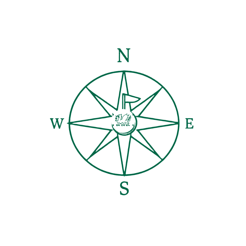 Welsh Compass Challenge badge emblem